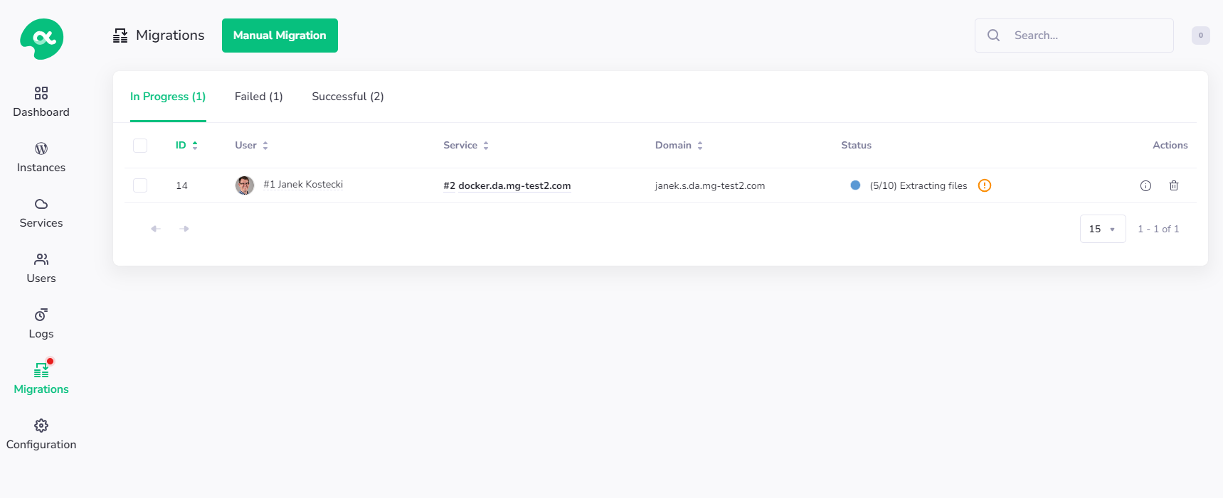 Migrations toolkit - PanelAlpha Documentation